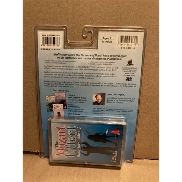 The Mozart Effect Music for Children - #1, Tune Up Your Mind Cassette Tape - Picture 2 of 10